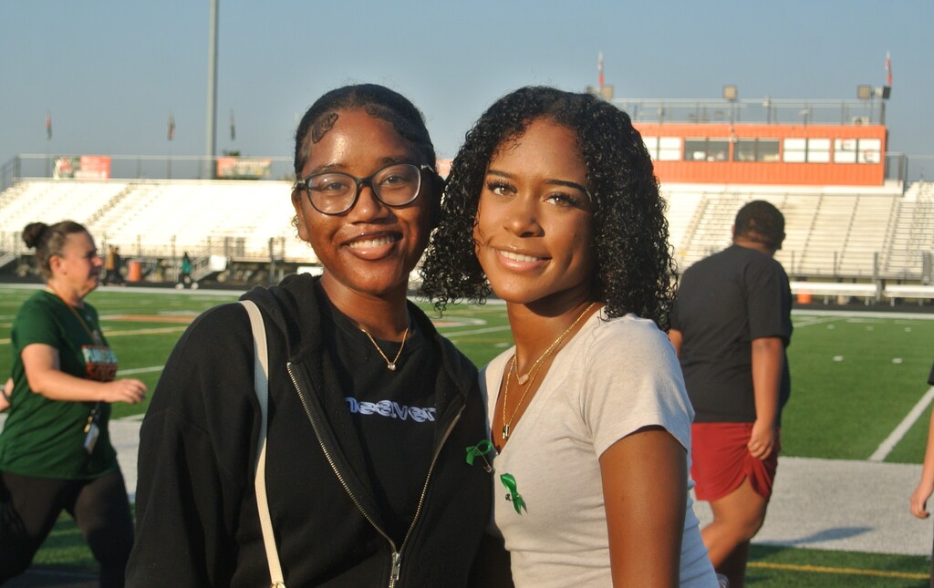 Plainfield East High School students came together for a Mental Health Awareness Walk during PE classes on Sept. 25. 