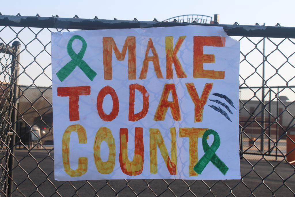 Make today count sign