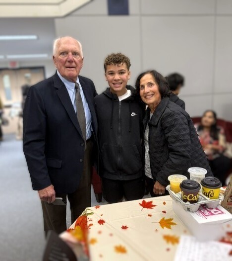Grandparents or loved ones have lunch with their students 