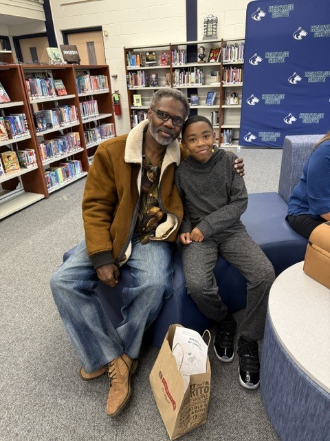 Grandparents or loved ones have lunch with their students 