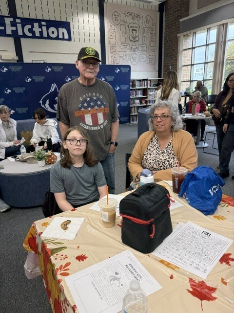 Grandparents or loved ones have lunch with their students 