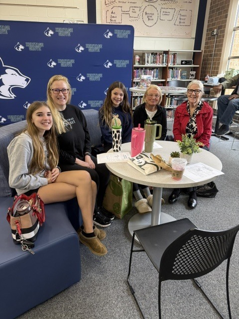 Grandparents or loved ones have lunch with their students 