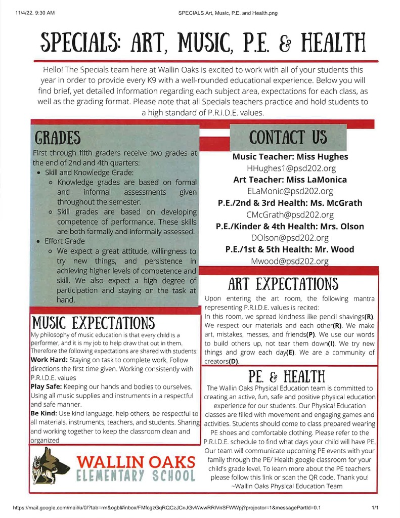 graphic that shows introduction to specials