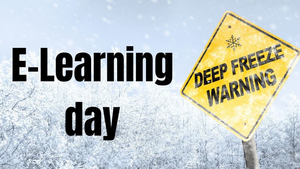 graphic that says e-learning day