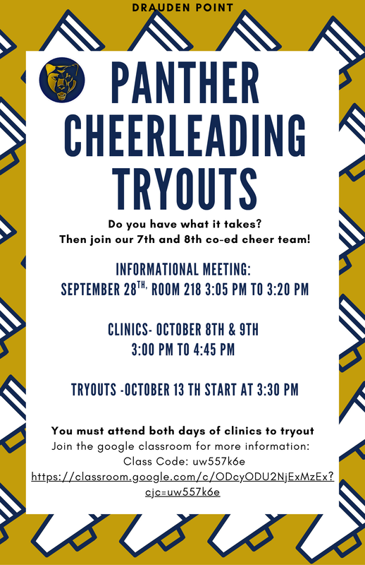 Cheer team flyer