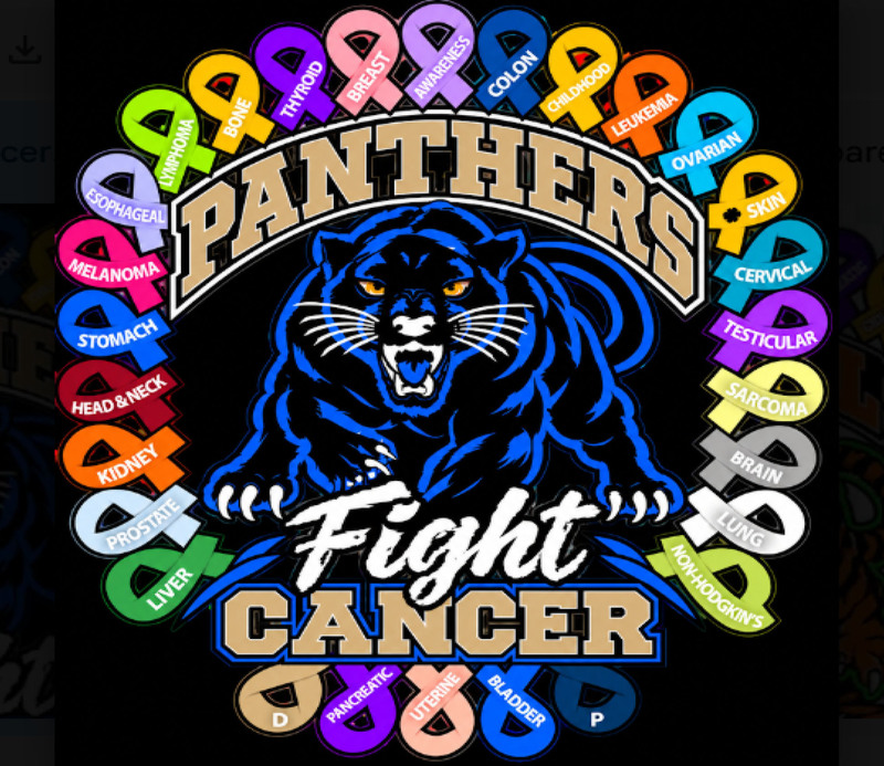 Panthers Fight Cancer Shirt