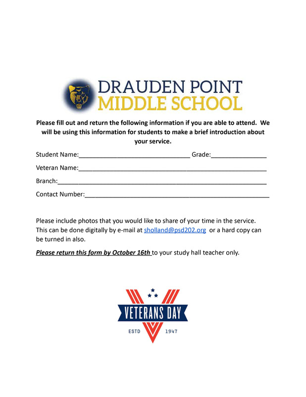 Veteran Day form