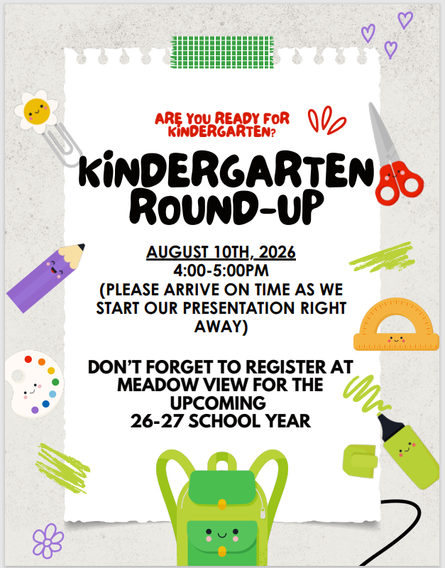 Kindergarten Round-Up