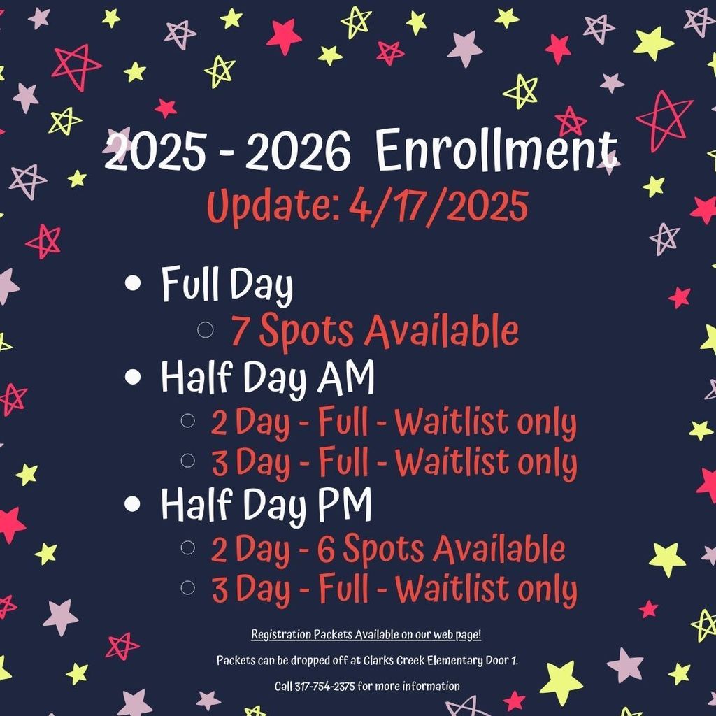 Enrollment Update