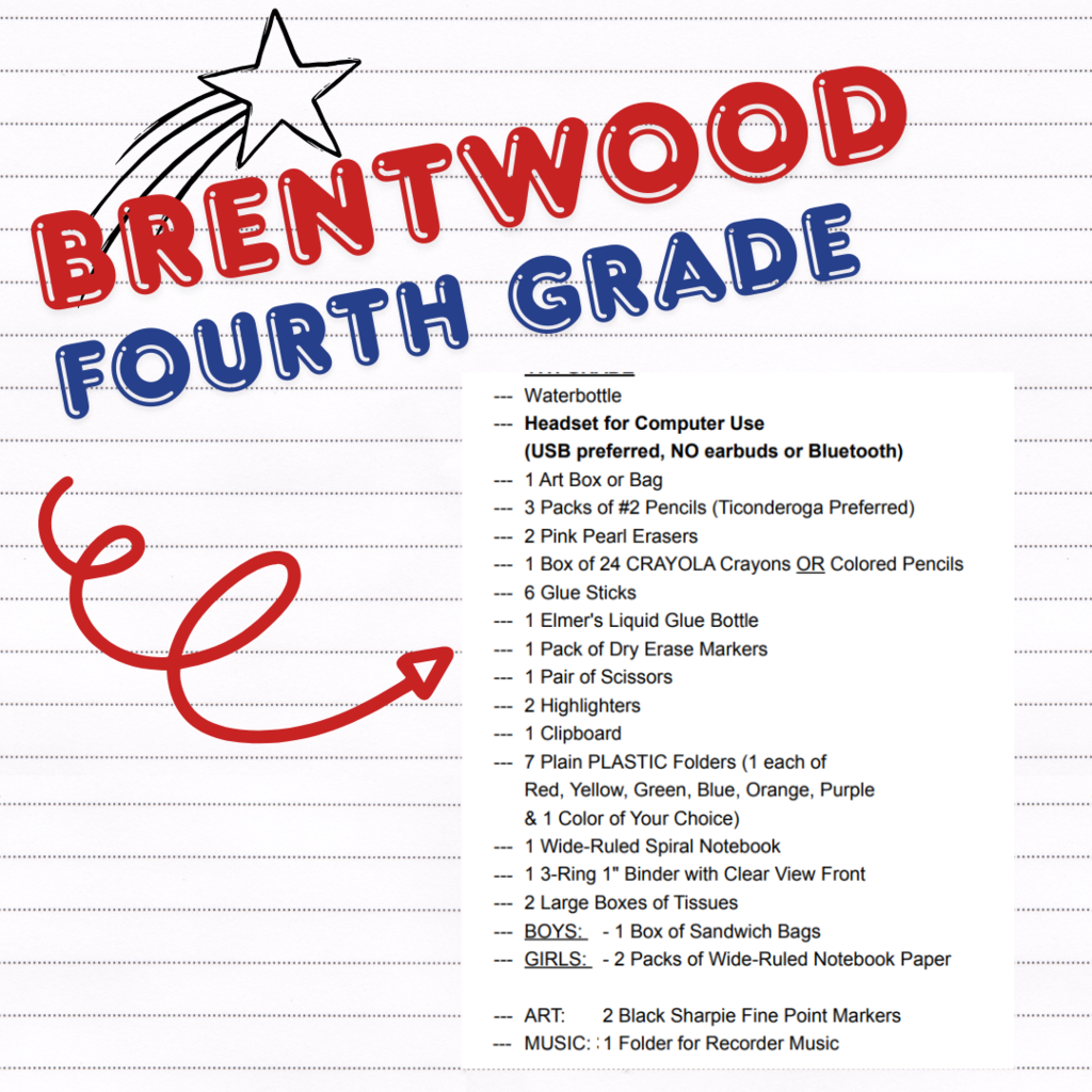 supply lists
