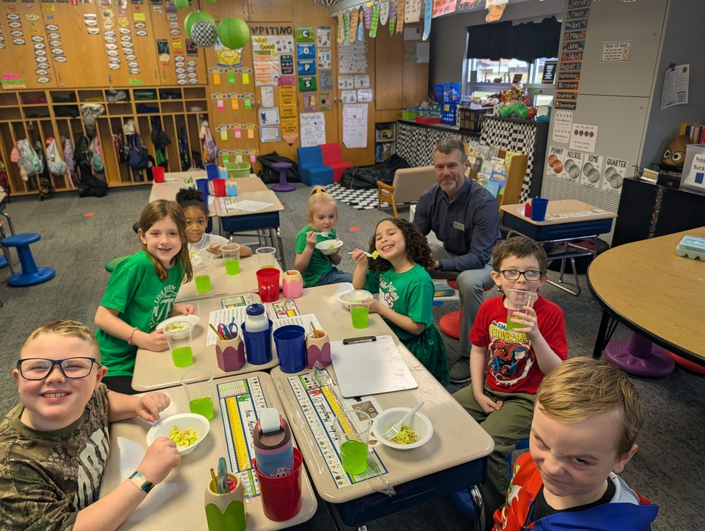 Mr. Allen making Green Eggs & Ham for Students