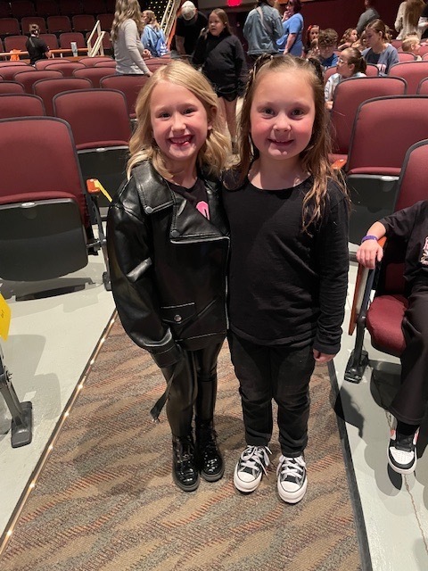 1st graders posing