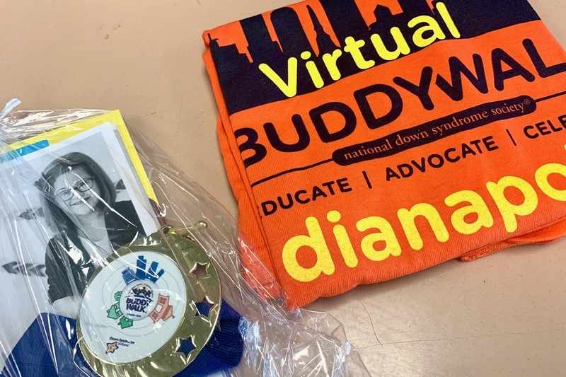 Lily's family provided t-shirts and goodie bags to her classmates, helping them understand the diagnosis of Down Syndrome Lily's family provided t-shirts and goodie bags to her classmates, helping them understand the diagnosis of Down Syndrome