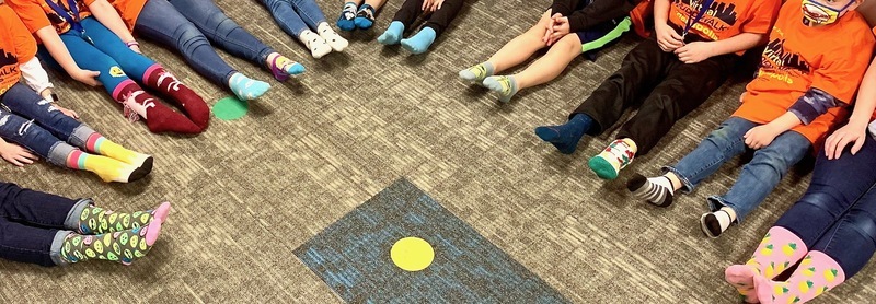 Just a few of the #LotsOfSocks that were spotted today at Van Buren Just a few of the #LotsOfSocks that were spotted today at Van Buren