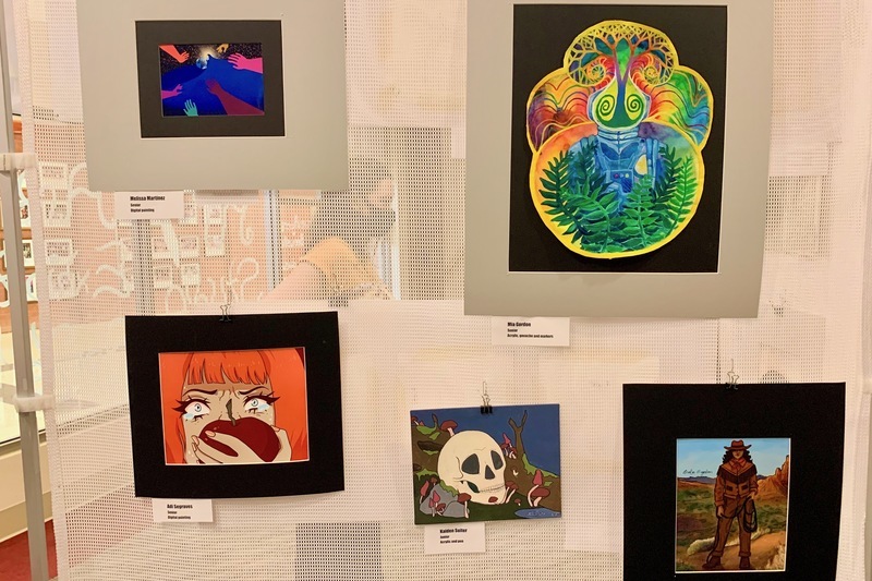 Art displayed for the Spring 2021 AP Studio Art Exhibition Art displayed for the Spring 2021 AP Studio Art Exhibition