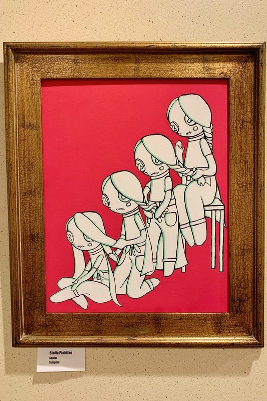 Art displayed for the Spring 2021 AP Studio Art Exhibition Art displayed for the Spring 2021 AP Studio Art Exhibition