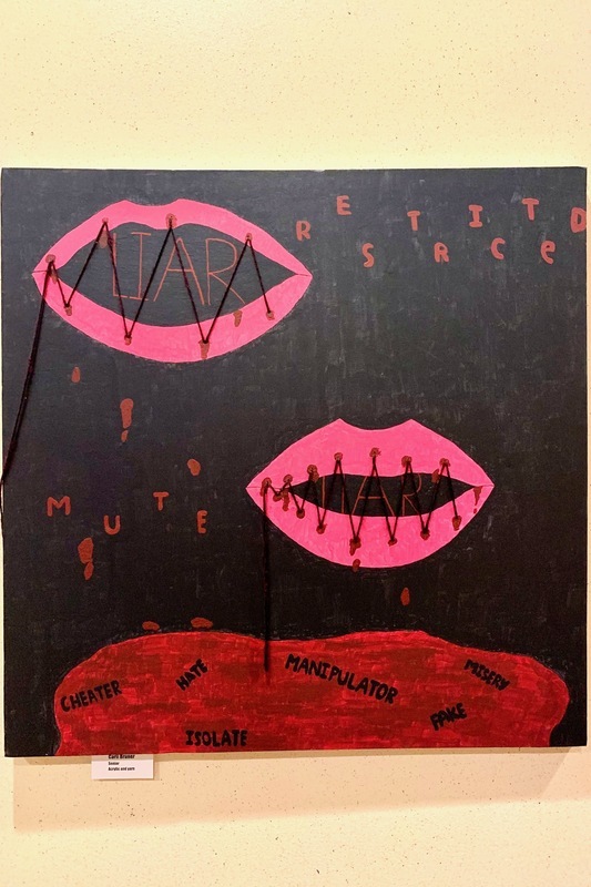 Art displayed for the Spring 2021 AP Studio Art Exhibition Art displayed for the Spring 2021 AP Studio Art Exhibition