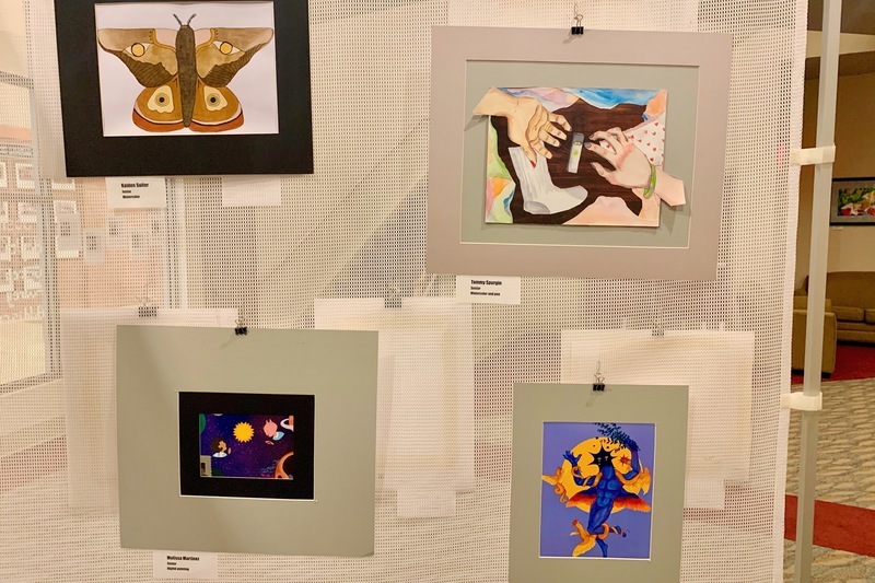 Art displayed for the Spring 2021 AP Studio Art Exhibition Art displayed for the Spring 2021 AP Studio Art Exhibition
