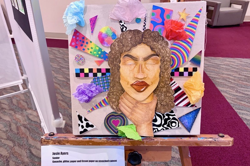 Art displayed for the Spring 2021 AP Studio Art Exhibition Art displayed for the Spring 2021 AP Studio Art Exhibition