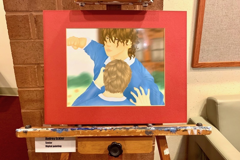 Art displayed for the Spring 2021 AP Studio Art Exhibition Art displayed for the Spring 2021 AP Studio Art Exhibition