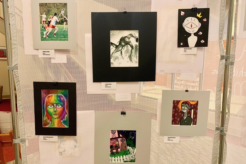 Art displayed for the Spring 2021 AP Studio Art Exhibition Art displayed for the Spring 2021 AP Studio Art Exhibition