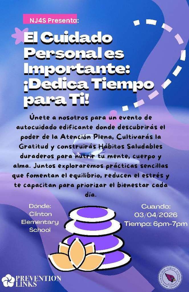 Self Care Matters Spanish flier