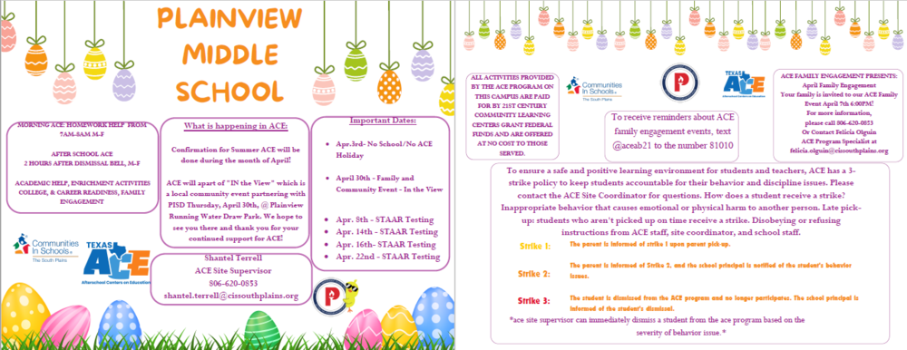 ACE: Monthly Newsletter