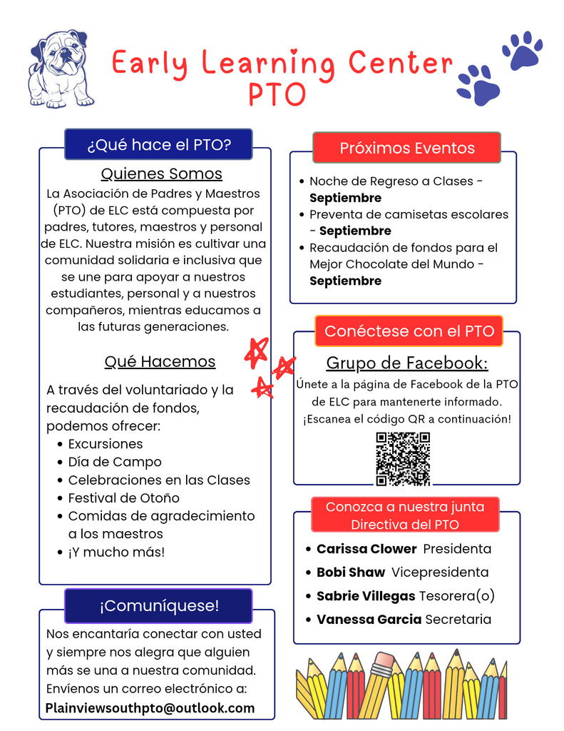 PTO en Early Learning Center!