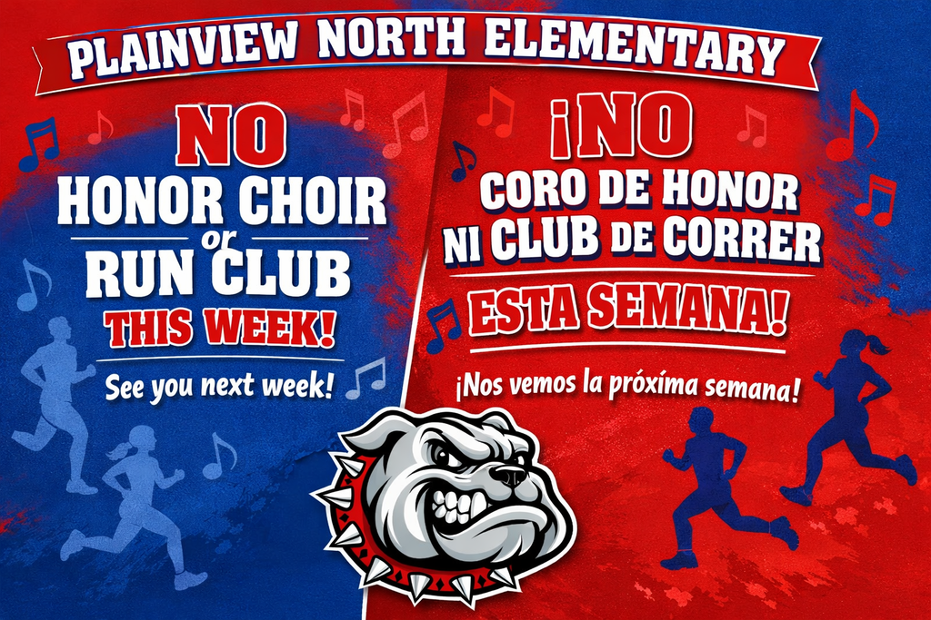 No Run Club or Honor Choir this week