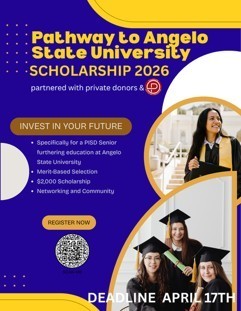 Apply for scholarships at Angelo State University!