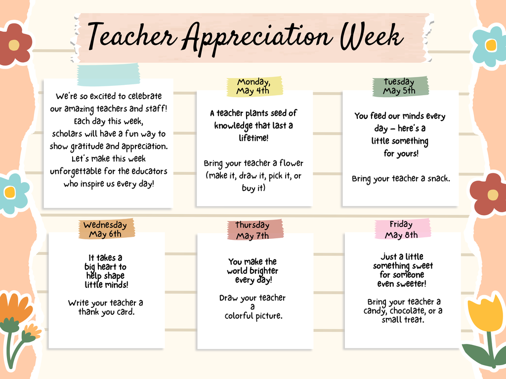 Teacher Appreciation Week 
