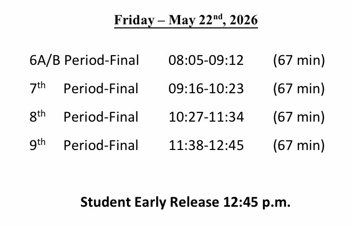 Friday finals