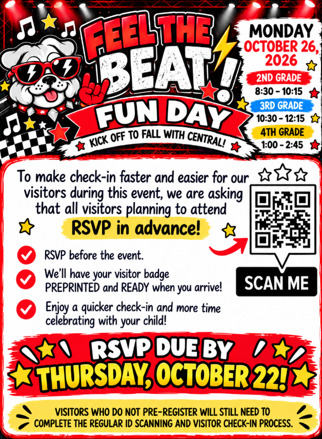RSVP to Central's Fall Festival