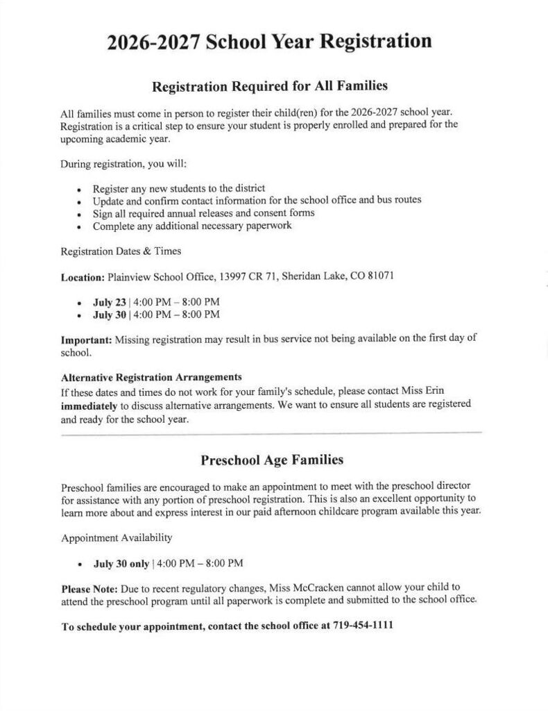 Registration