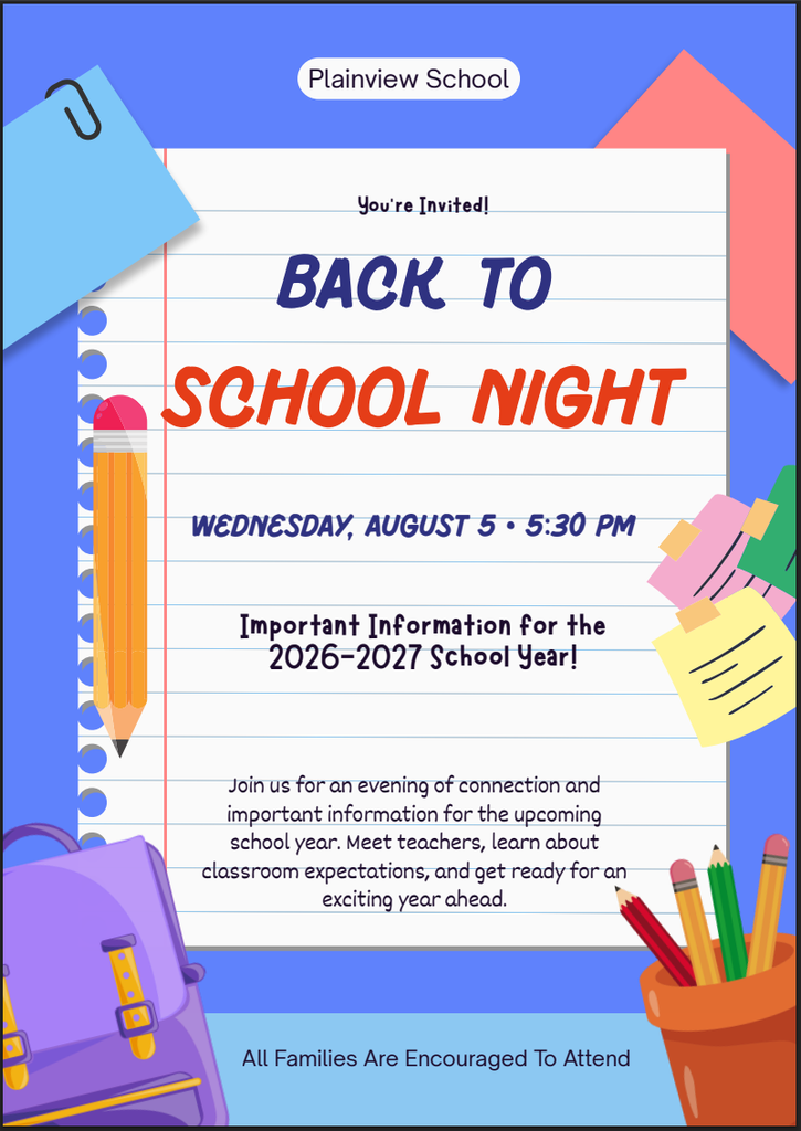 Back to school night 