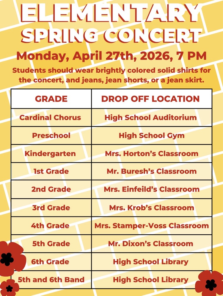 K-6 spring concert 
