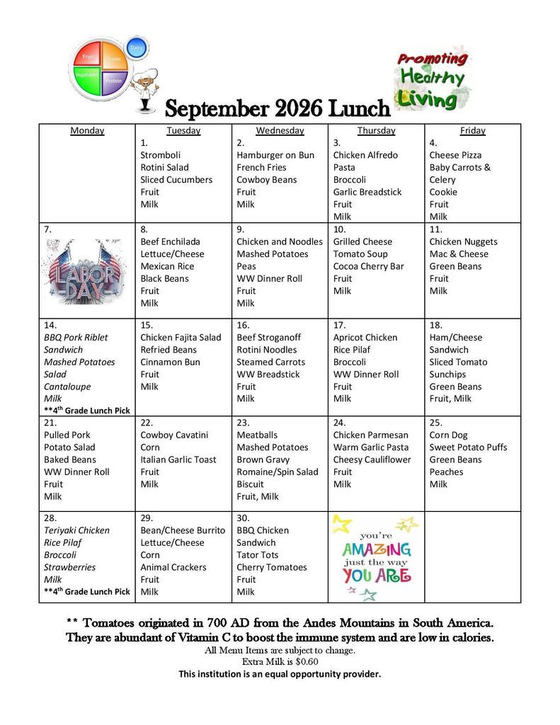 Sept Menus