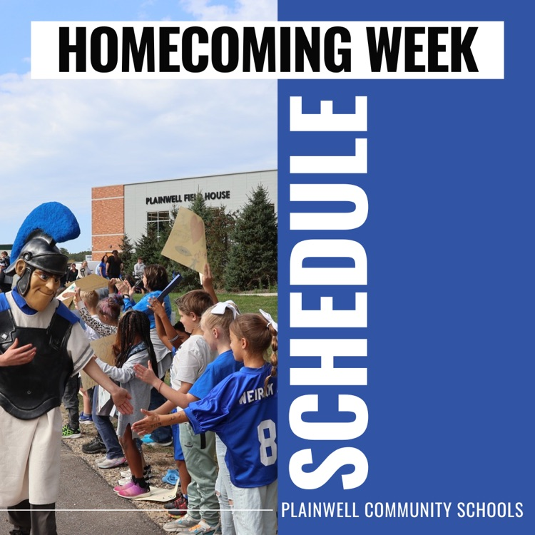 homecoming week schedule - plainwell community schools 