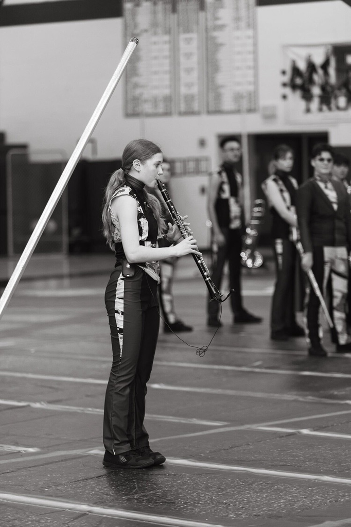 picture of a phs student playing the clarinet