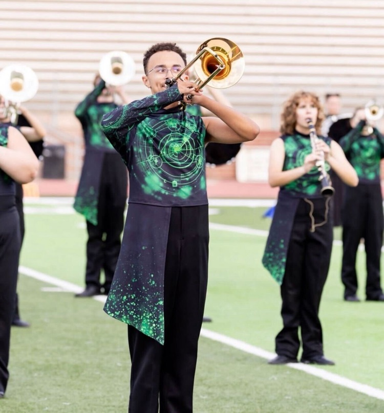 picture of phs student playing the trombone