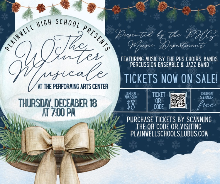 plainwell high school presents winter musicale 