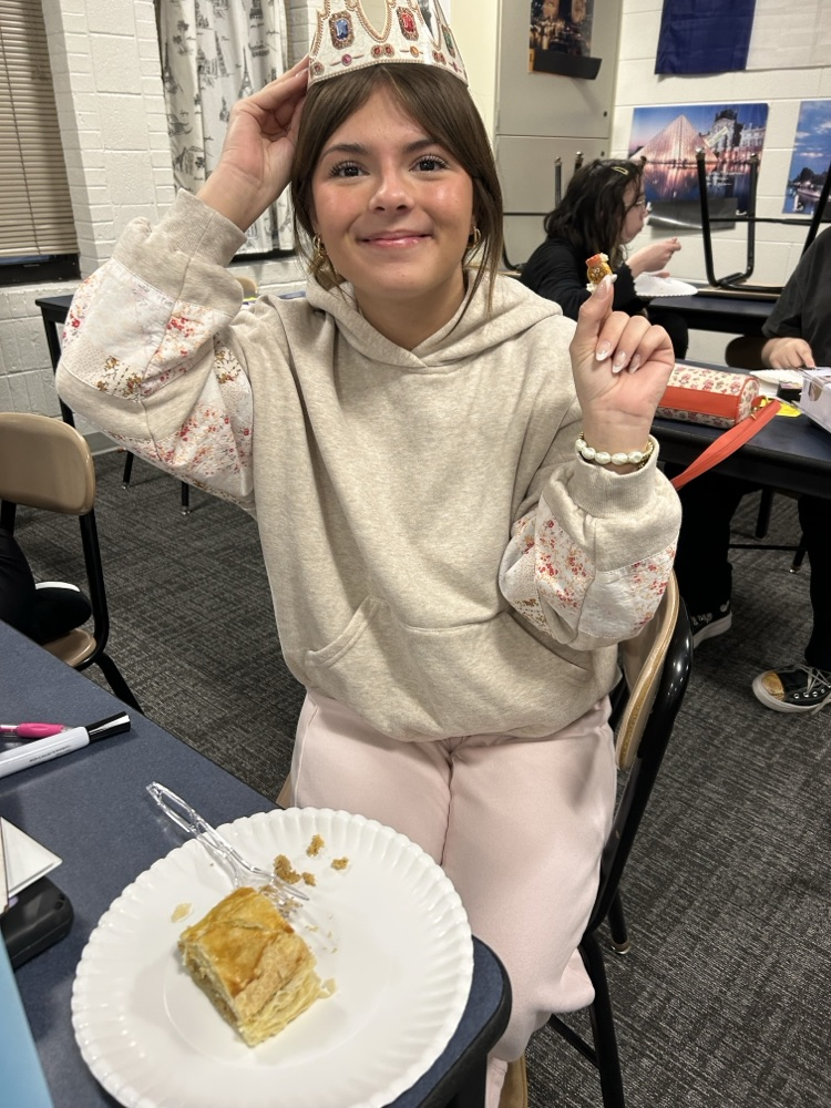 picture of student from middle school French class