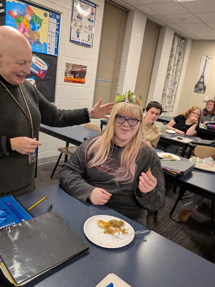 picture of student from middle school French class