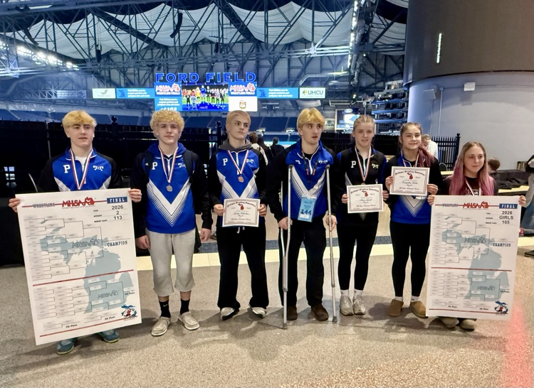 picture of 7 phs wrestlers who competed at state finals 