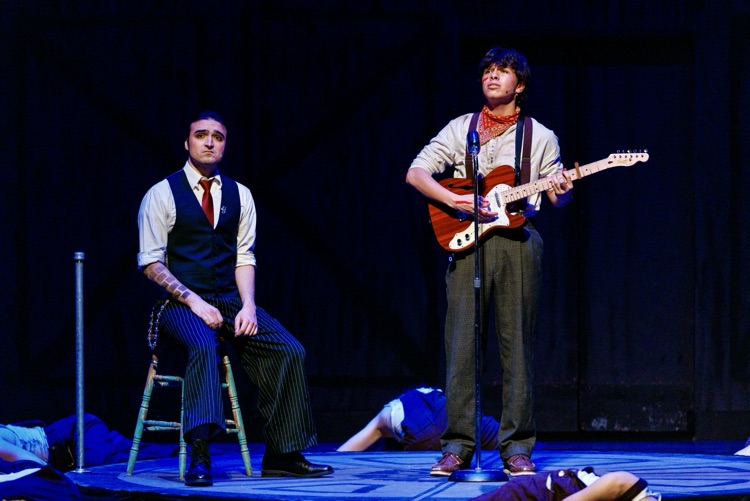 picture of two musical students performing 