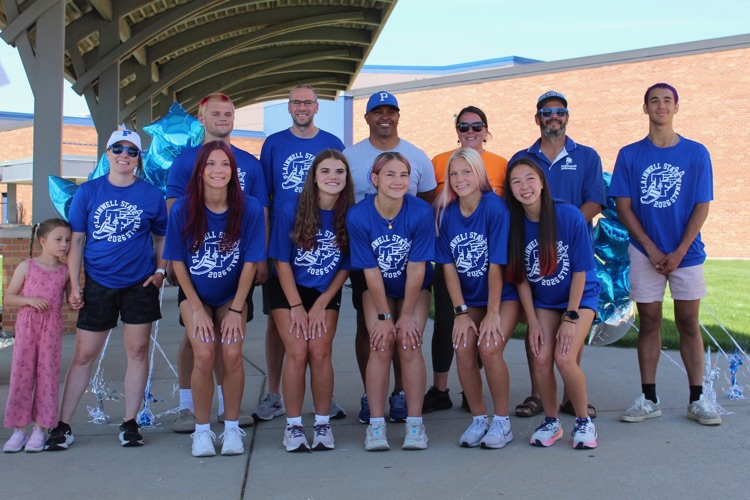 picture of state finals track and field athletes pictured with their coaches 