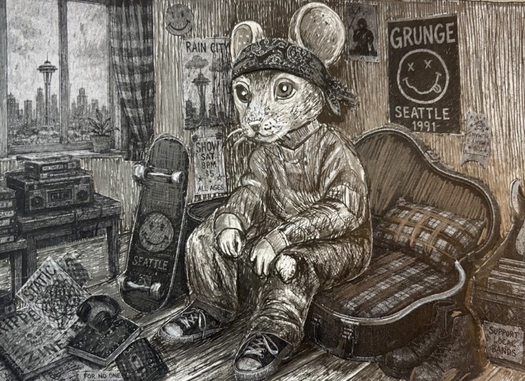 picture of piece of art that is featured at artprize by a phs teacher