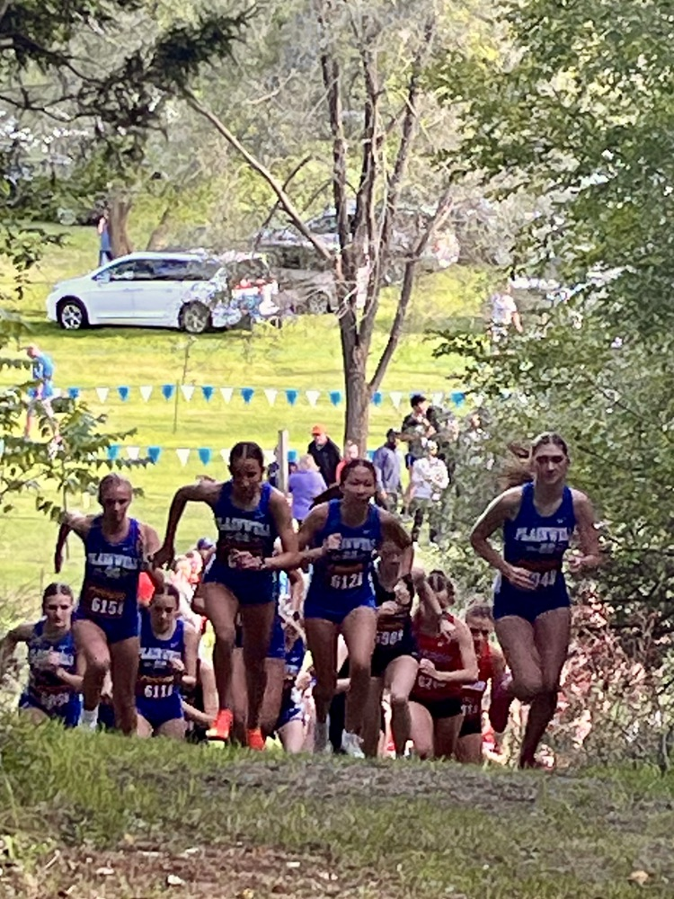 picture of cross country runners in a race
