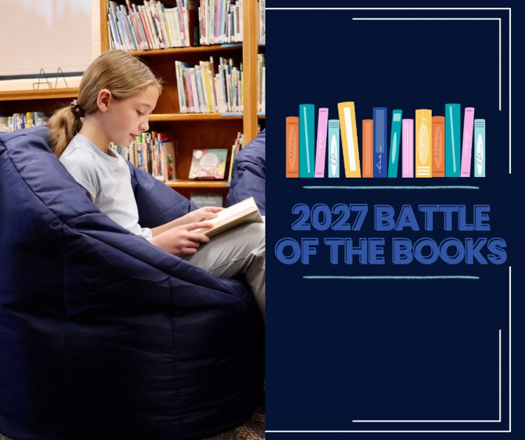 picture of a girl reading - 2026 battle of the books