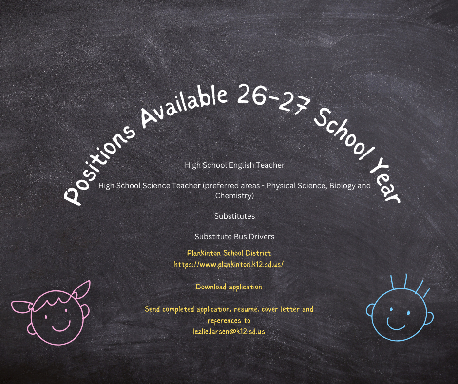 flyer advertising teaching positions available for the 26-27 school year